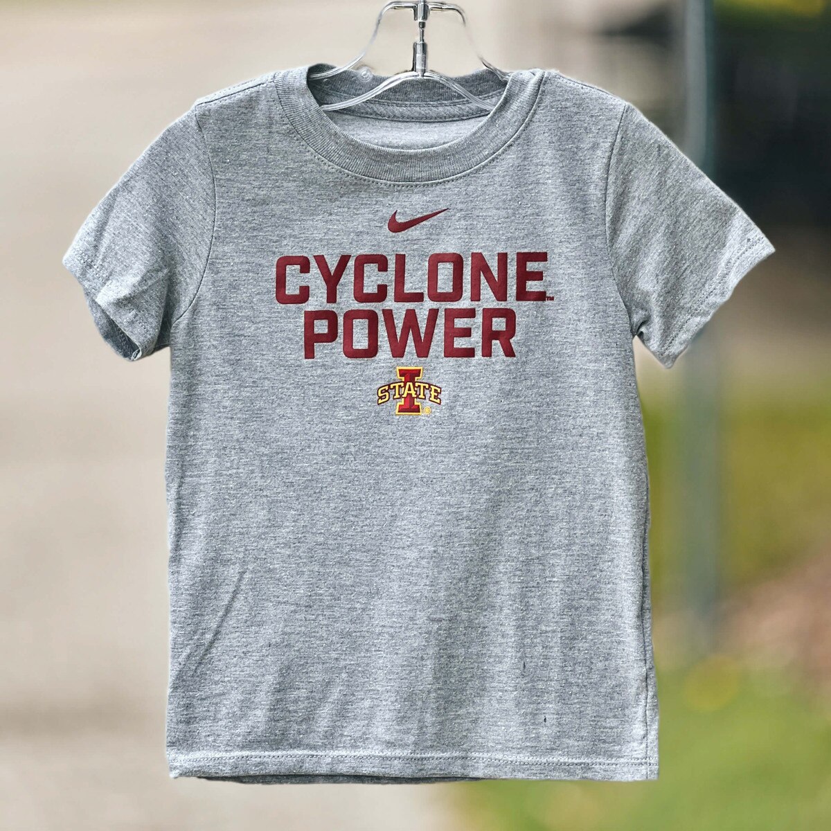 Nike® Toddler I-State Cyclone Power Fanwear Gray T-shirt